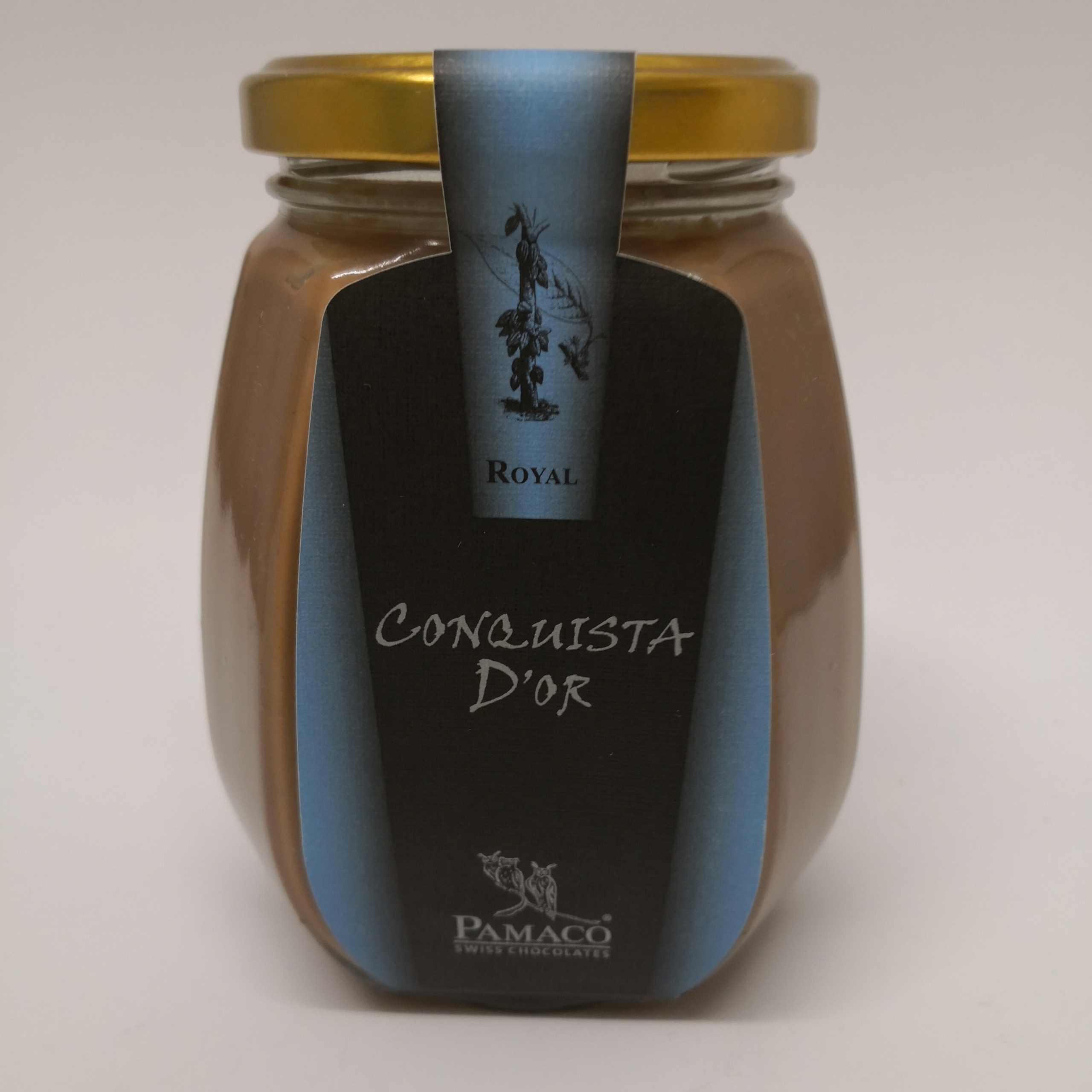 Pamaco Brotaufstrich hell (mit Haselnuss und Kakao)