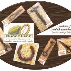 Werkzeug aus Schokolade