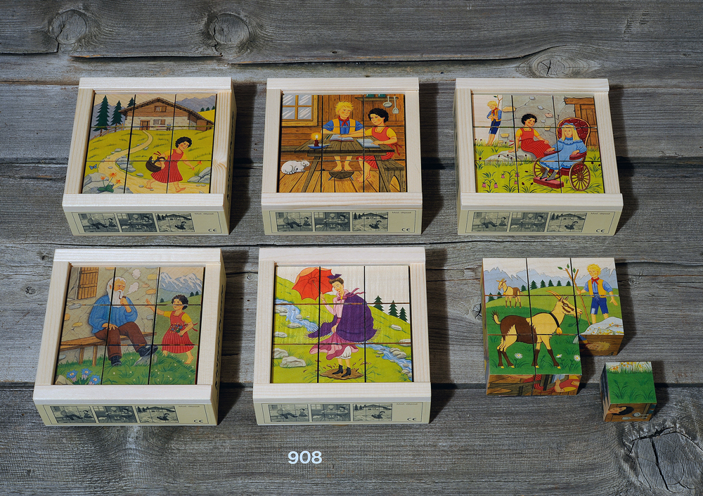 Würfelpuzzle, Heidi